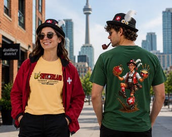 Funny Swiss Football T-shirt | Swiss soccer Fan Tee/ World Cup Football Graphic/ Switzerland Supporter Gift