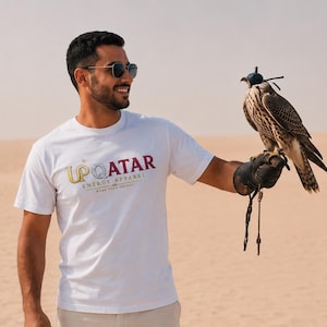 Funny Qatar Football T-Shirt | Qatar Soccer Fan Tee/World Cup Football Graphic/Qatar Supporter Gift image 2