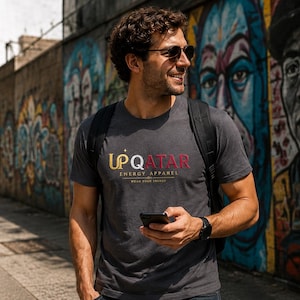 Funny Qatar Football T-Shirt | Qatar Soccer Fan Tee/World Cup Football Graphic/Qatar Supporter Gift image 8
