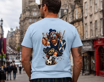 Lustiges Schottland Fußball T-Shirt / Schottland Fußball Fan Tee / WM Fußball Grafik / Schottland Fan Geschenk