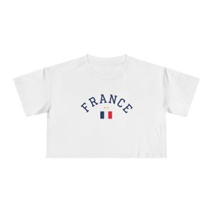France World Cup 2026 Women's Tshirt, Crop Tee | Soccer Worldcup 2026 Tee, women, football, Jersey image 7