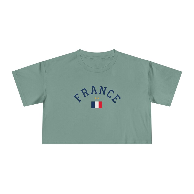 France World Cup 2026 Women's Tshirt, Crop Tee | Soccer Worldcup 2026 Tee, women, football, Jersey image 10