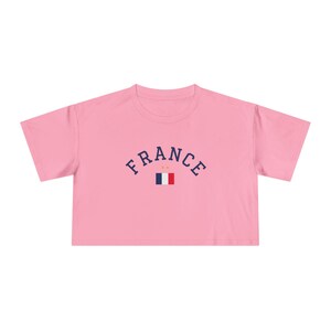 France World Cup 2026 Women's Tshirt, Crop Tee | Soccer Worldcup 2026 Tee, women, football, Jersey image 6