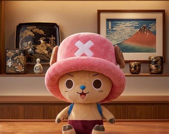 Tony Chopper Plush Toy, 24cm Anime Reindeer Stuffed Animal, Kawaii Manga Gift
