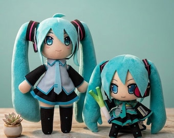 初音ミクぬいぐるみセット、かわいいアニメぬいぐるみ