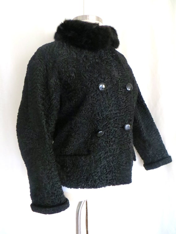 Vintage 50s Elsa Schiaparelli womens winter jacket