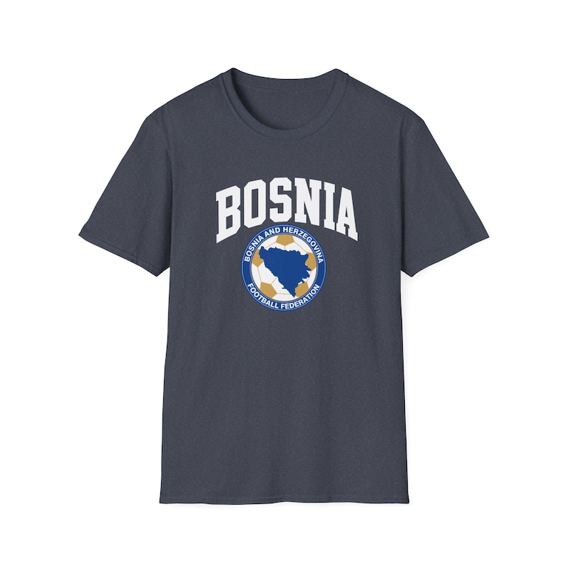 Bosnia Crest World Cup Tee | Bosnia and Herzegovina FIFA 2026 image 12