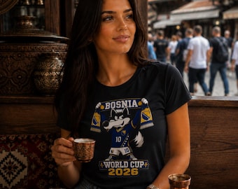Bosnia Soccer World Cup 2026 T-Shirt | Vucko World Cup Hajmo Bosno!