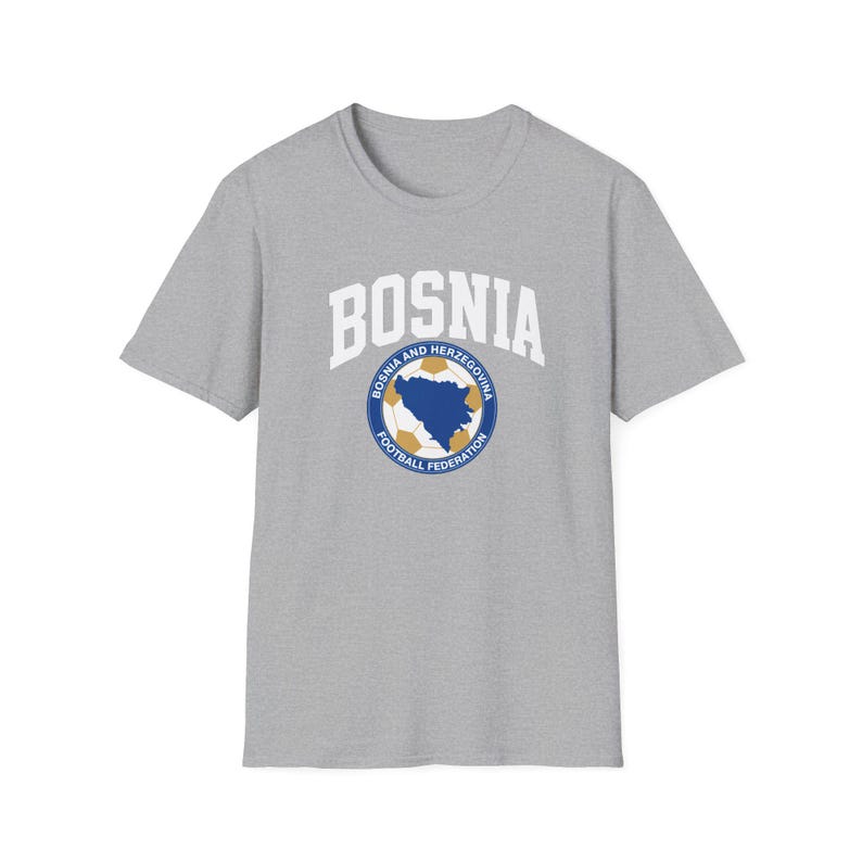 Bosnia Crest World Cup Tee | Bosnia and Herzegovina FIFA 2026 image 11