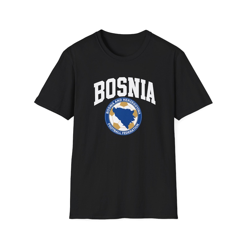 Bosnia Crest World Cup Tee | Bosnia and Herzegovina FIFA 2026 image 5