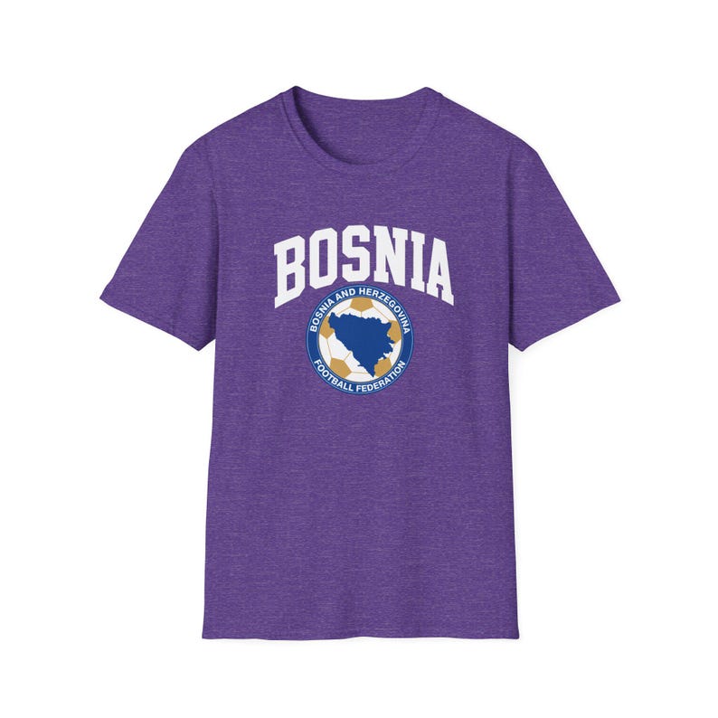 Bosnia Crest World Cup Tee | Bosnia and Herzegovina FIFA 2026 image 13