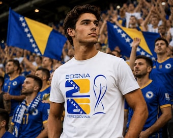 Bosnia World Cup 2026 Logo T-shirt | Hajmo Zmajevi!