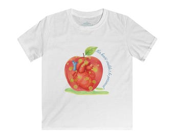 Camiseta infantil Softstyle con el corazón de Blancanieves