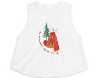 Red's Survival Cropped Tank Top