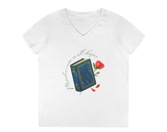 Belle's Monsters Life V-Neck T-Shirt