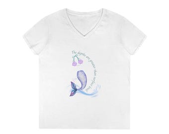 Little Mermaid's Depth V-Neck T-Shirt