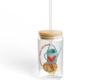 Vaso con sifón Red Hen's, 473 ml (16 oz)