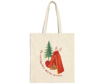 Bolso de mano de lona de algodón Red's Survival