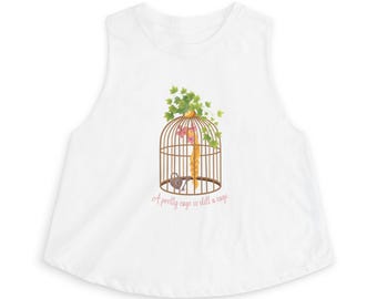 Rapunzel's Cage Cropped Tank Top