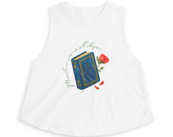 Belle's Monsters Cropped Tank Top