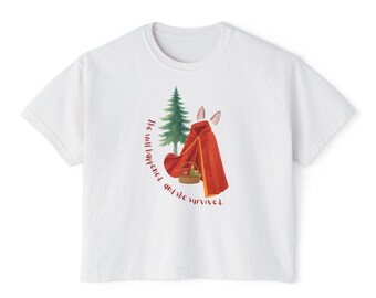 Camiseta holgada de supervivencia de Red