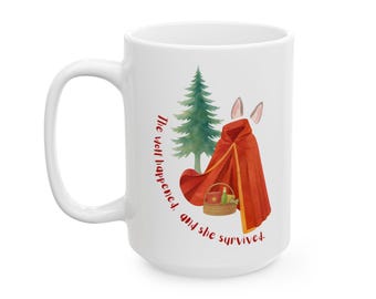 Taza de cerámica Red's Survival de 444 ml (15 oz)