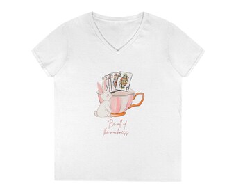 Alice's Muchness V-Neck T-Shirt