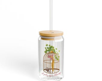 Vaso con diseño de la jaula de Rapunzel, 473 ml (16 oz)