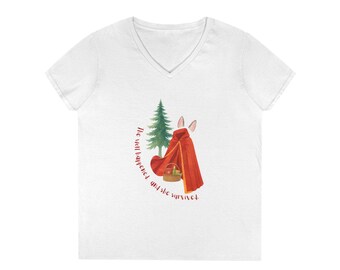 Red's Survival Life V-Neck T-Shirt