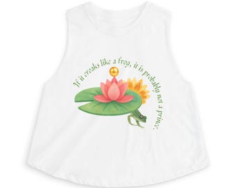 Frog Princess's Truth Cropped Tank Top