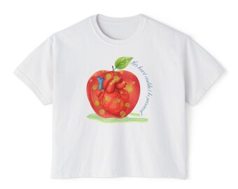 Camiseta holgada con el corazón de Blancanieves
