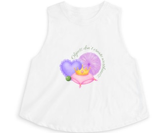 Princess Pea's Worth Cropped Tank Top