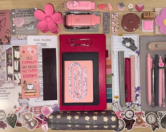 Paquete de libros para chicas guapas en rosa y gris