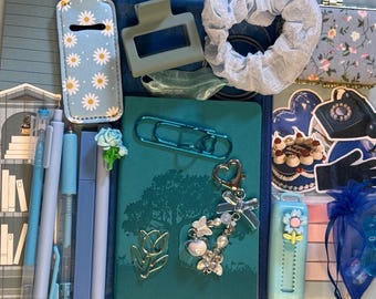 Paquete Cutesy Blue Days para chicas guapas y amantes de los libros