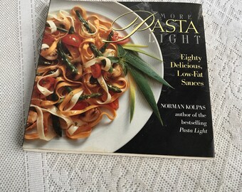 More Pasta Light Cookbook / Vintage Paperback Book Copyright 1995