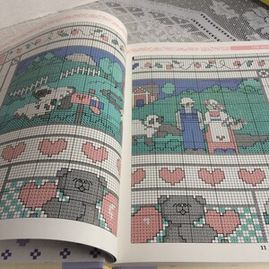 Vintage Cross Stitch Book / Gifts of Love by Kooler Design Studio 1993 / Embroidery Patterns and Tutorials image 4