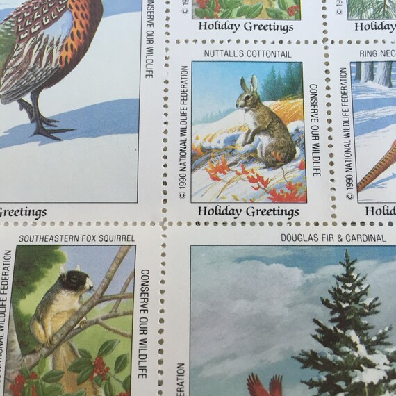 Vintage National Wildlife Federation Decorative Christmas - Etsy Singapore Vintage National Wildlife Federation Decorative Christmas - Etsy Singapore