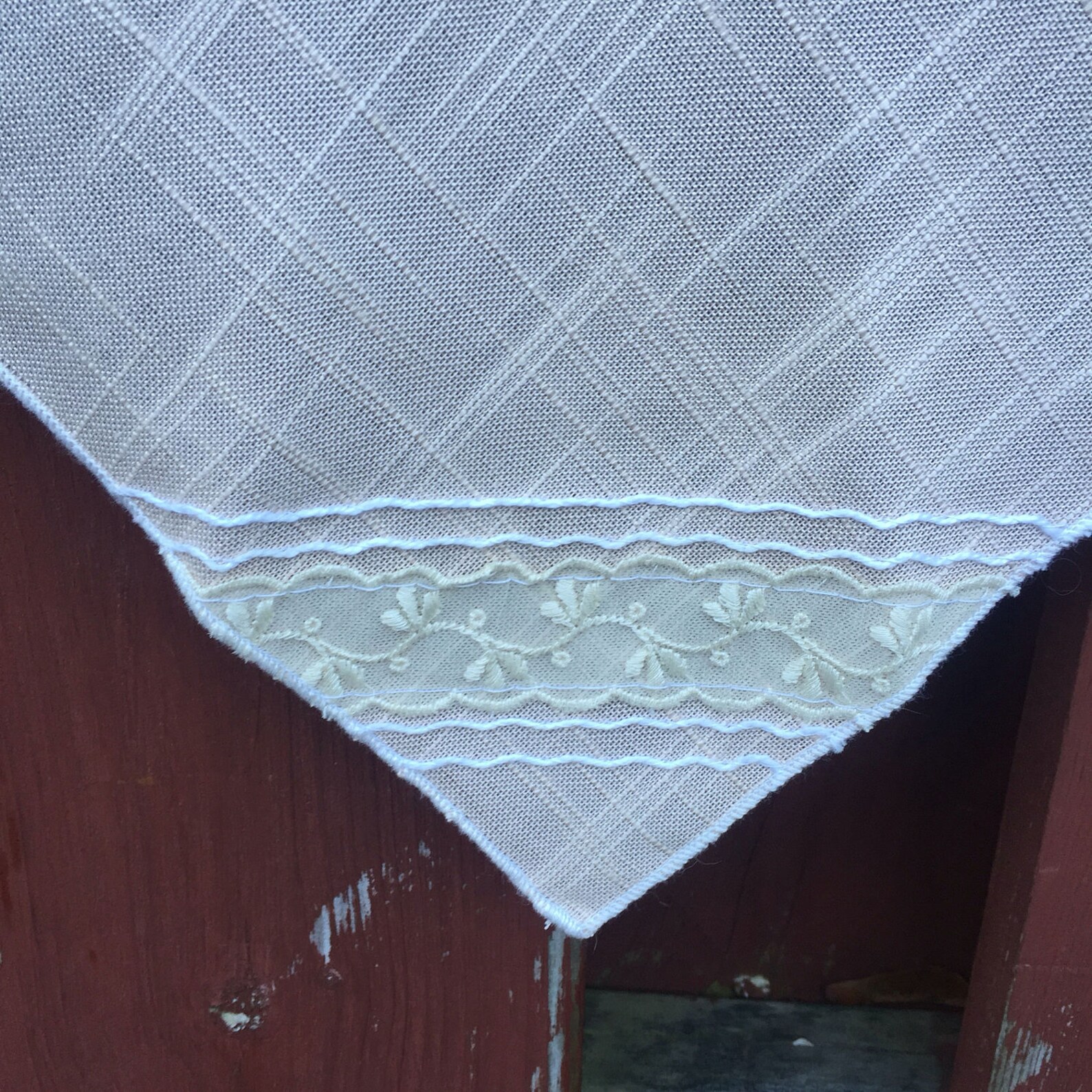 Vintage Cloth Napkin Set / Hand Embroidered Lace Tea Napkins / Etsy