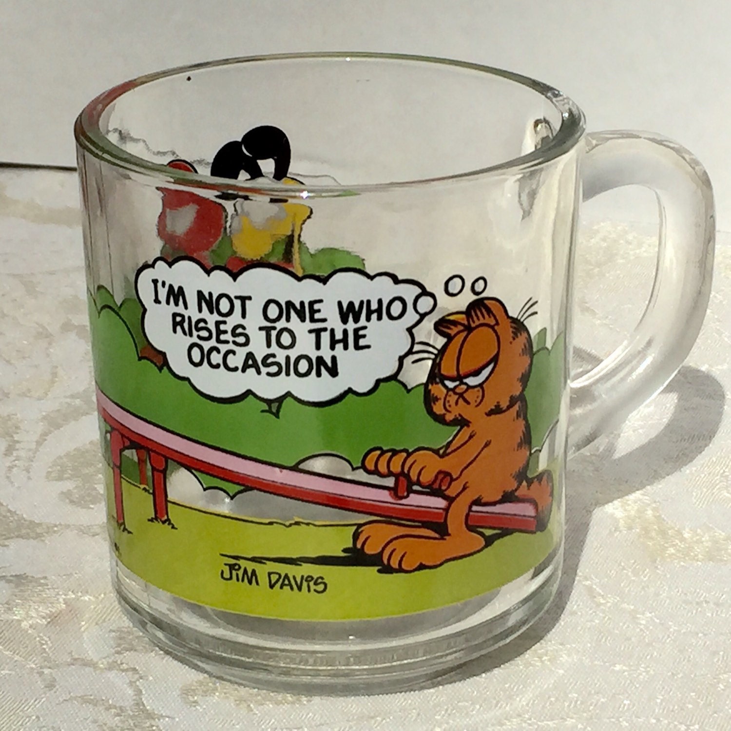 Vintage McDonald's Collector Glass Coffee Mug Garfield and Etsy