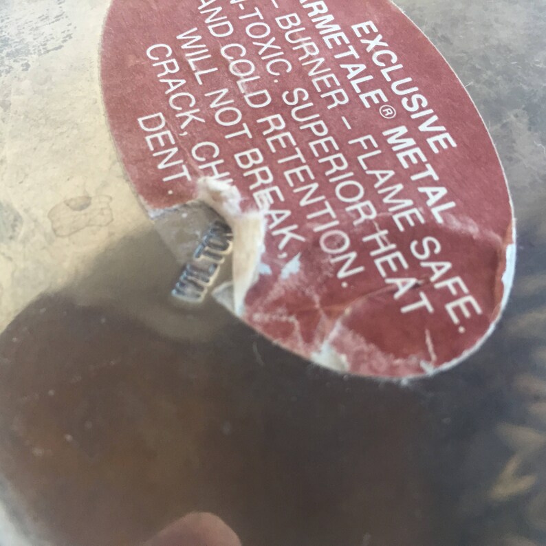 Sale Vintage Wilton Armetale Metal Serving Bowl / Oven Proof Etsy