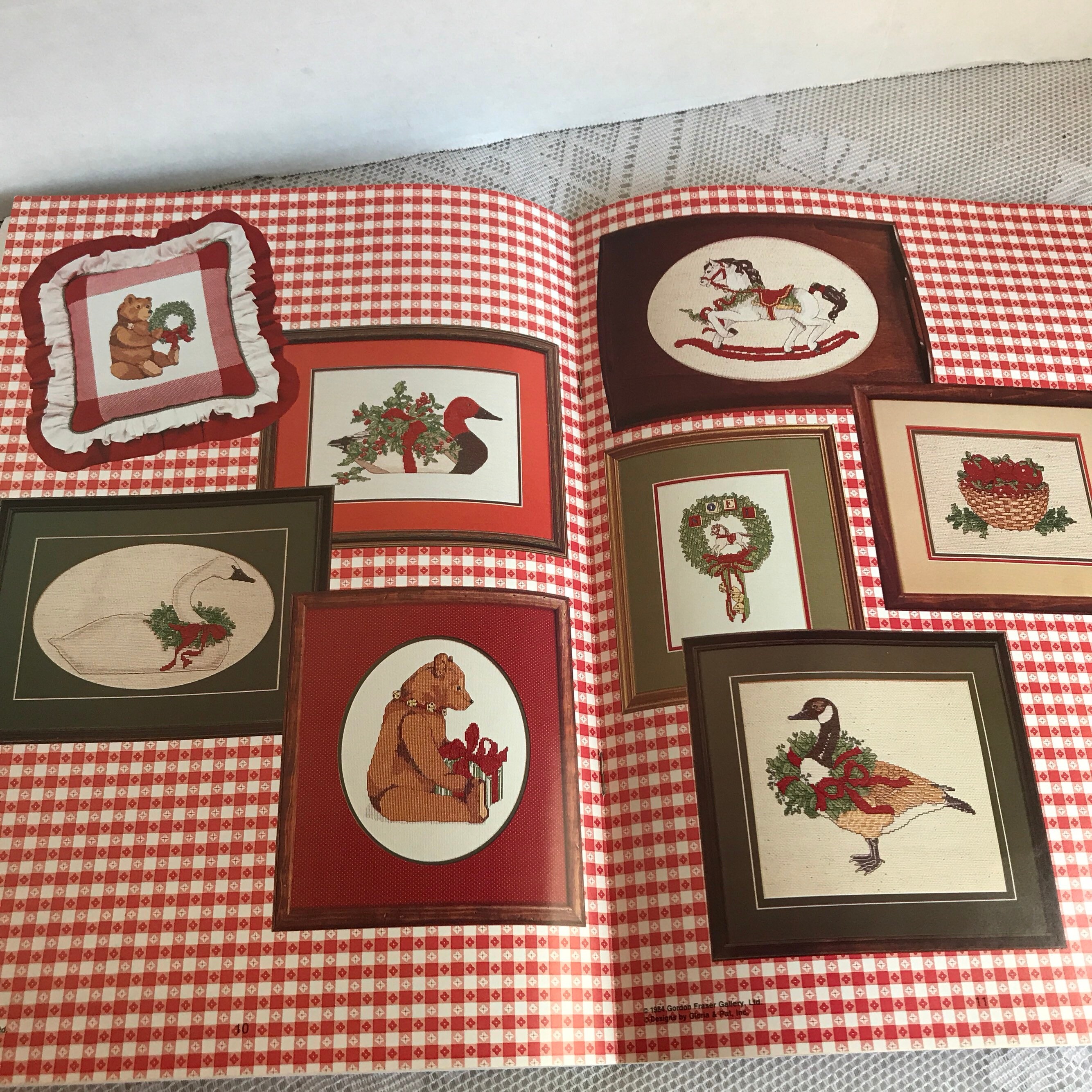 Sale Vintage Cross Stitch Christmas Pattern Book / Vintage Etsy