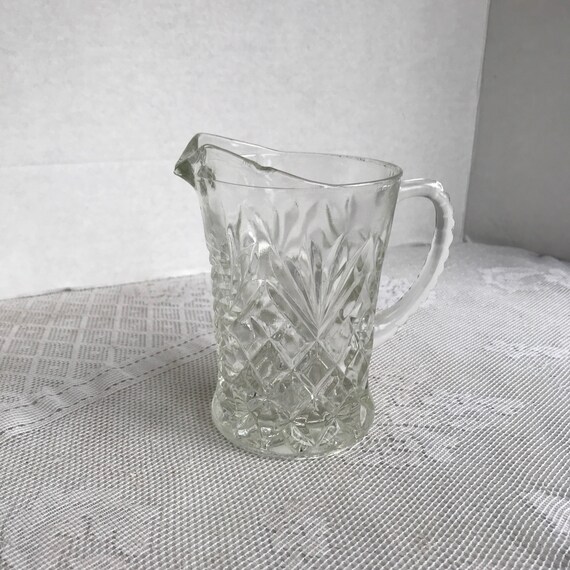 Creamers Vintage Cut Glass Creamer Vintage Kitchenware Vintage Gift