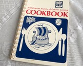 Scandinavian Society of Greater Lansing Cookbook / Spiral Bound Vintage Paperback Book Copyright 1992