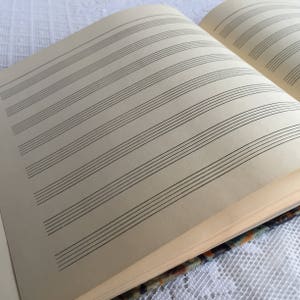 Writing Paper / Lined Writing Tablet / Vintage Music Writing - Etsy