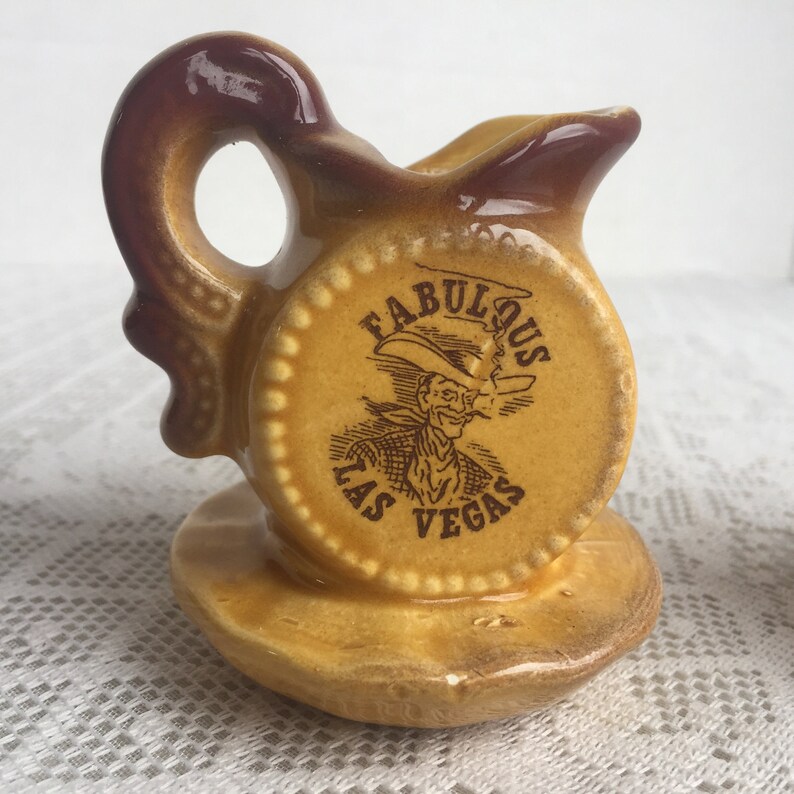 Vintage Souvenir Toothpick Holders / Ceramic Pitcher and Basin Etsy