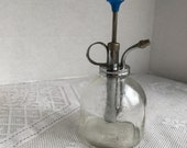 Glass Plant Mister or Atomizer / Vintage Glassware Sprayer / Made in Taiwan