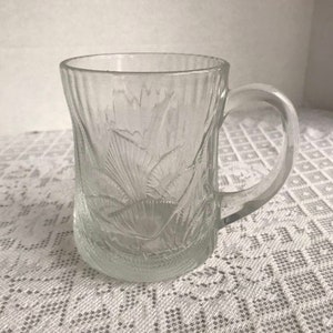 Tasse à café en verre floral Crocus Arcoroc image 1