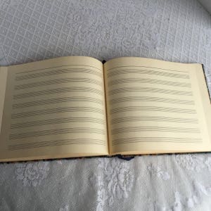 Writing Paper / Lined Writing Tablet / Vintage Music Writing - Etsy