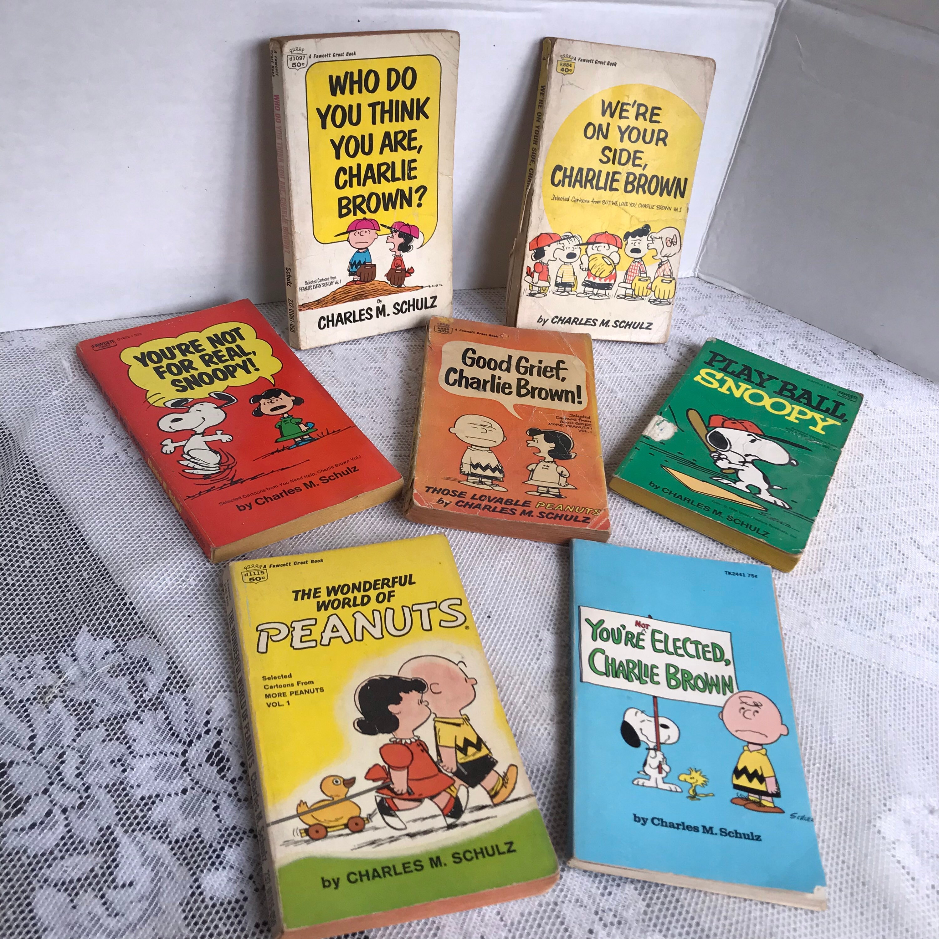 Vintage Peanuts Comics Books Etsy