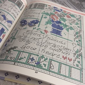 Vintage Cross Stitch Book / Gifts of Love by Kooler Design Studio 1993 / Embroidery Patterns and Tutorials image 9